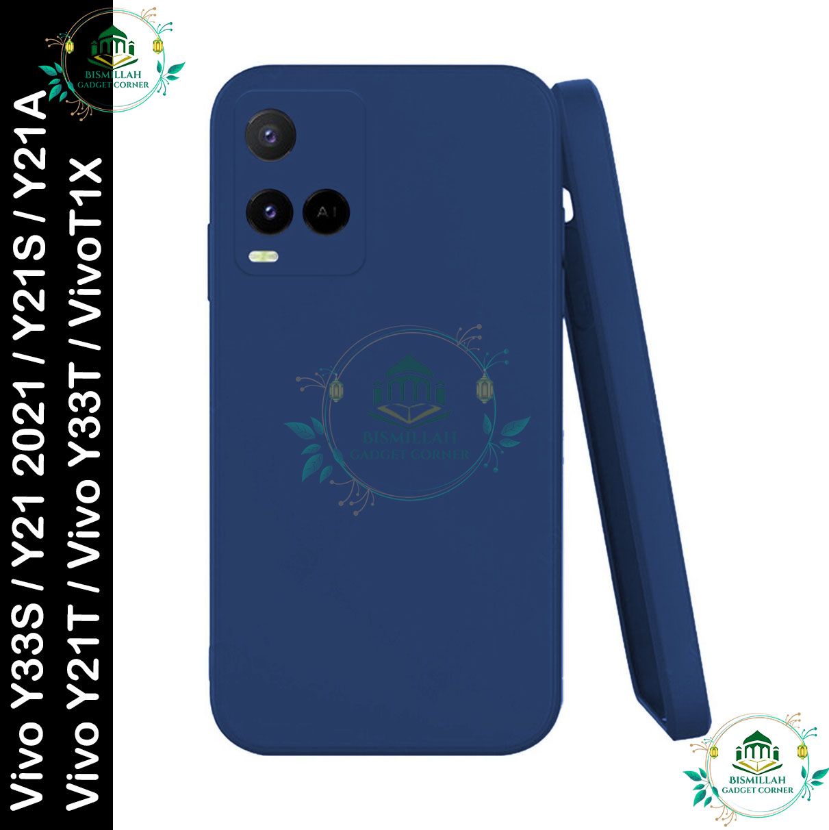 Picture of Premium Liquid Silicone Phone case for Vivo Y21e / Vivo Y33S / Vivo Y21 2021 / Vivo Y21S / Vivo Y21A / Vivo Y21T / Vivo Y33T / Vivo T1X Liquid Silicon Mobile Back Case Soft Silicone Phone Cover