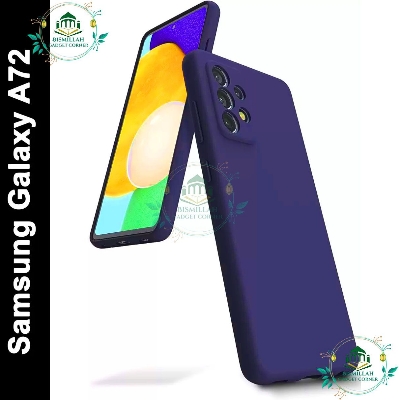 Picture of Premium Liquid Silicone Phone case for Samsung Galaxy A72 4G/5G Liquid Silicon Mobile Back Case Soft Silicone Phone Cover