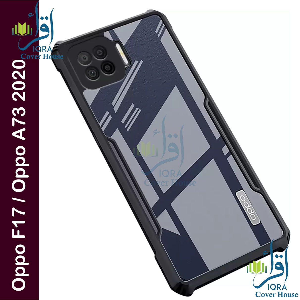 Picture of Xundd Back Cover for  Oppo F17 / Oppo A73 2020 Transparent Hybrid Hard PC Back Bumper