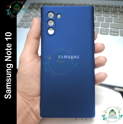 Picture of Premium Liquid Silicone Phone case for Samsung Galaxy Note 10 Liquid Silicon Mobile Back Case Soft Silicone Phone Cover