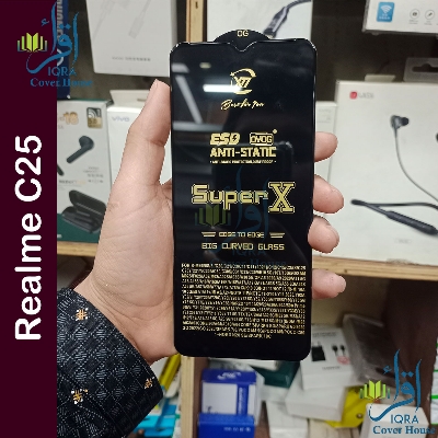 Picture of Super X For Realme C25 Tempered Gorilla Glass Screen Protector