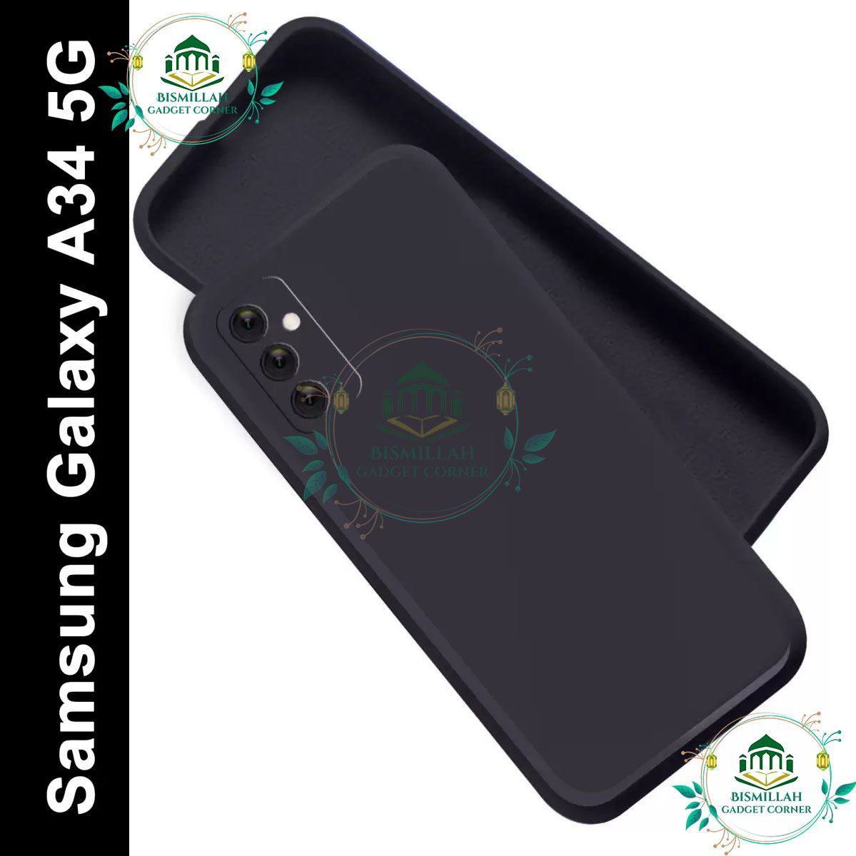 Picture of Premium Liquid Silicone Phone case for Samsung Galaxy A34 5G Liquid Silicon Mobile Back Case Soft Silicone Phone Cover