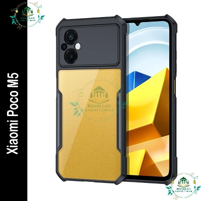 Picture of Xundd Back Cover for Xiaomi POCO M5 4G / Xiaomi POCO M4 SG Transparent Hybrid Hard PC Back Bumper