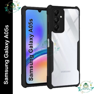 Picture of Xundd Back Cover for Samsung Galaxy A05s Transparent Hybrid Hard PC Back Bumper