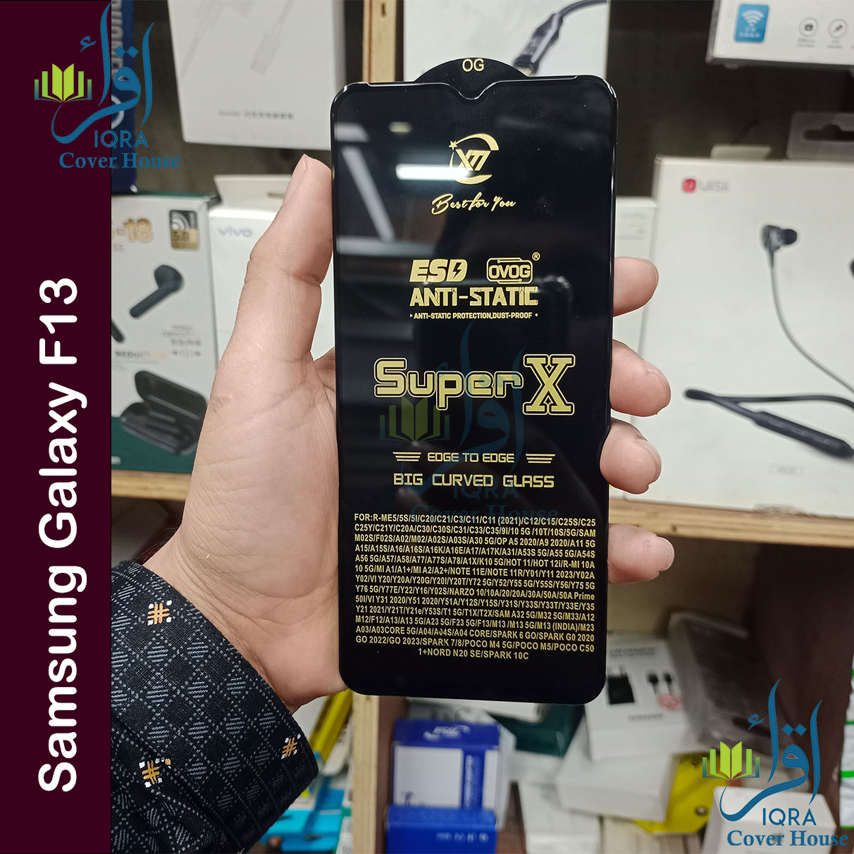 Picture of Super X For Samsung Galaxy F13 Tempered Gorilla Glass Screen Protector