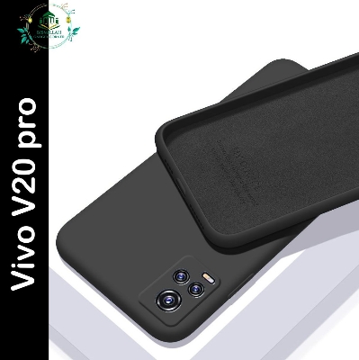 Picture of Premium Liquid Silicone Phone case for Vivo V20 pro Liquid Silicon Mobile Back Case Soft Silicone Phone Cover