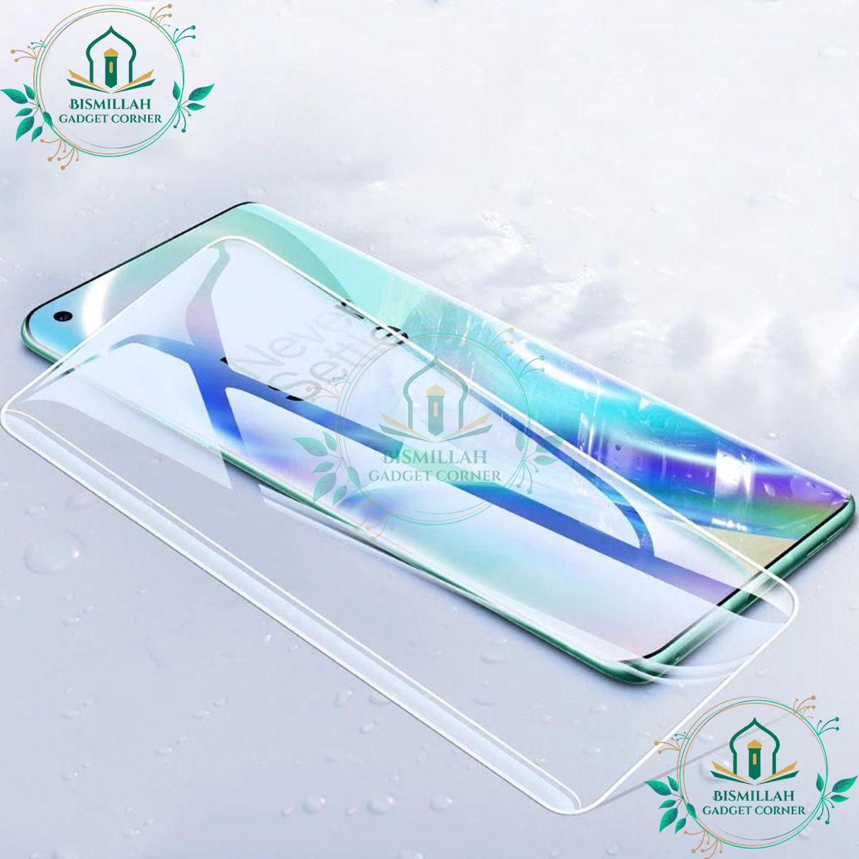 Picture of Premium UV Tempered Glass For Huawei nova 12 Pro / Huawei nova 12 Ultra  Screen Protector Curved with Liquid Glue and UV Light -Transparent Clear