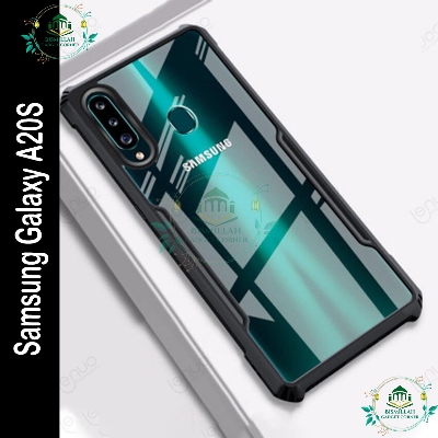 Picture of Xundd Back Cover for Samsung Galaxy A20s Transparent Hybrid Hard PC Back Bumper
