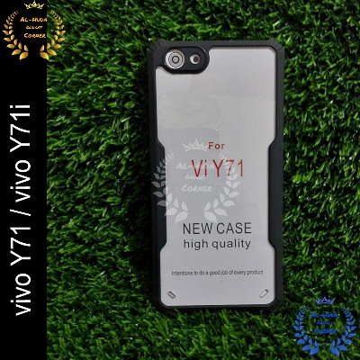 Picture of Xundd Back Cover for Vivo Y71 / Vivo Y71i Transparent Hybrid Hard PC Back Bumper