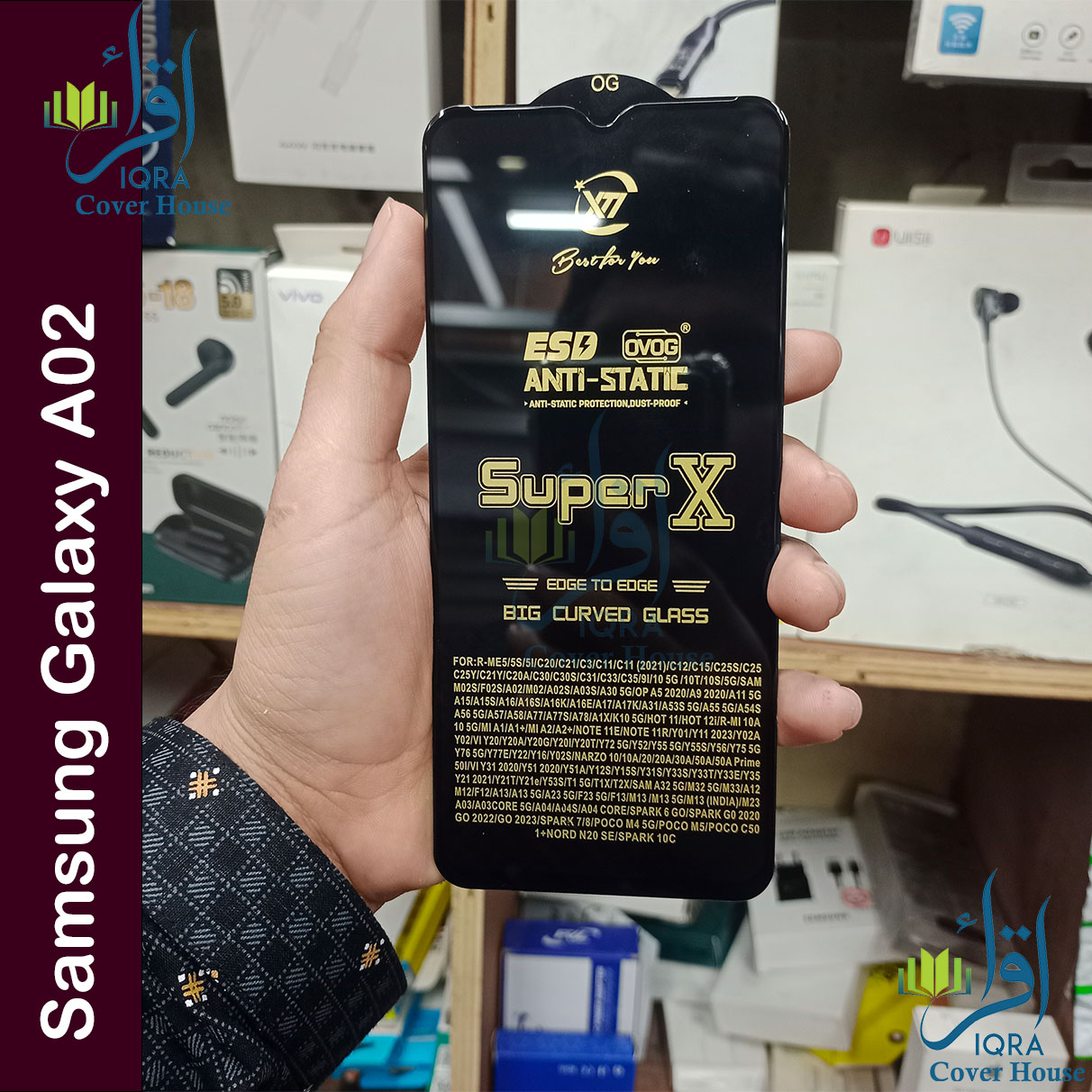 Picture of Super X For Samsung Galaxy A02 Tempered Gorilla Glass Screen Protector