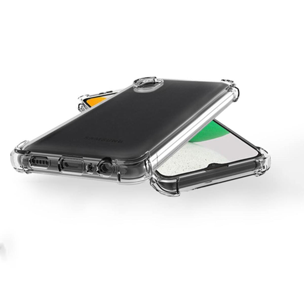 Picture of Samsung Galaxy A03 Core Premium Silicone Case Crystal Clear Soft TPU Ultra-Thin Transparent Flexible Protective Mobile Phone Back Cover