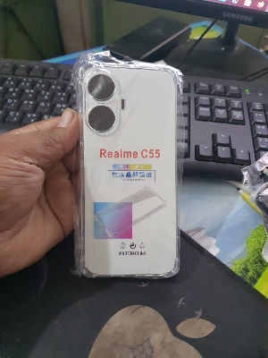 Picture of for Realme C55  clear transparent back cover