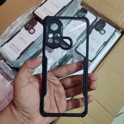 Picture of For Infinix Hot 11s, X6812 Shockproof Bumper Back Cover Hot11s Hot 11 s Back Part