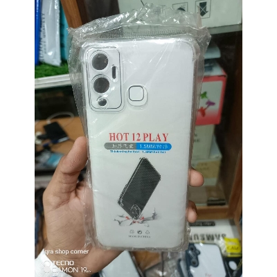 Picture of Infinix Hot 12 Play Clear Cover Soft Thin Anti-Scratches Crystal Case(Transparent)