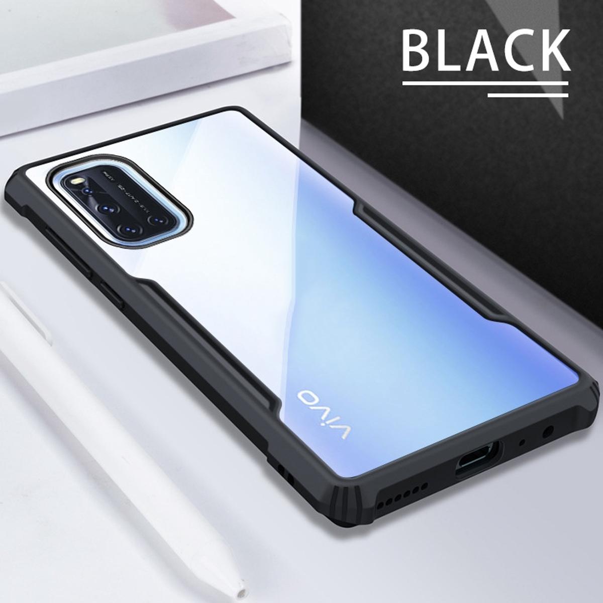 Picture of For Vivo V19 / Vivo V17 Edge-Reinforced Shockproof Cushion Back Clear Hybrid Transparent Hard Cover Casing