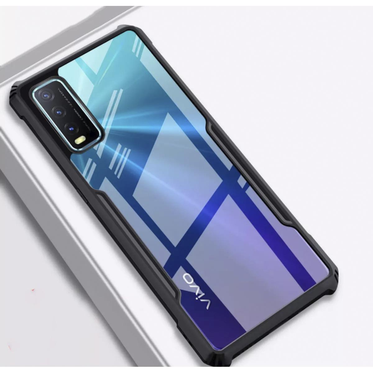 Picture of Vivo Y20 /Y12A/ Vivo Y20I / Vivo Y20G Hard Case Transparent Silica Gel Matte Shockproof Slim Thin Cover Phone Casing For Vivo Y20 Back Cover - Redmi Note 11 Back Cover