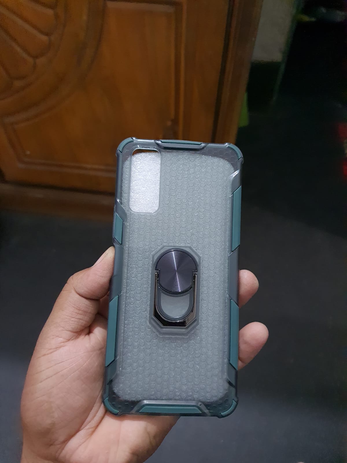 Picture of For Vivo Y20 / Vivo Y12S / Vivo Y20i / Vivo Y20G Edge-Reinforced Shockproof Cushion Back Clear Hybrid Transparent Hard Cover Casing - Phone