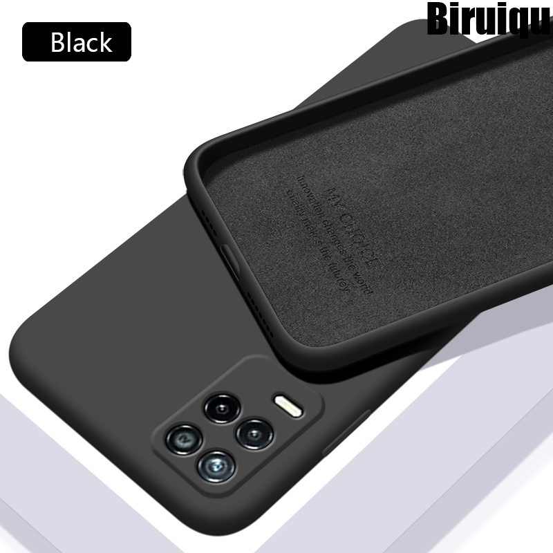 Picture of For Realme 8 5G Heavy strong Liquid Silicone Soft Gel Rubber Shockproof Cover