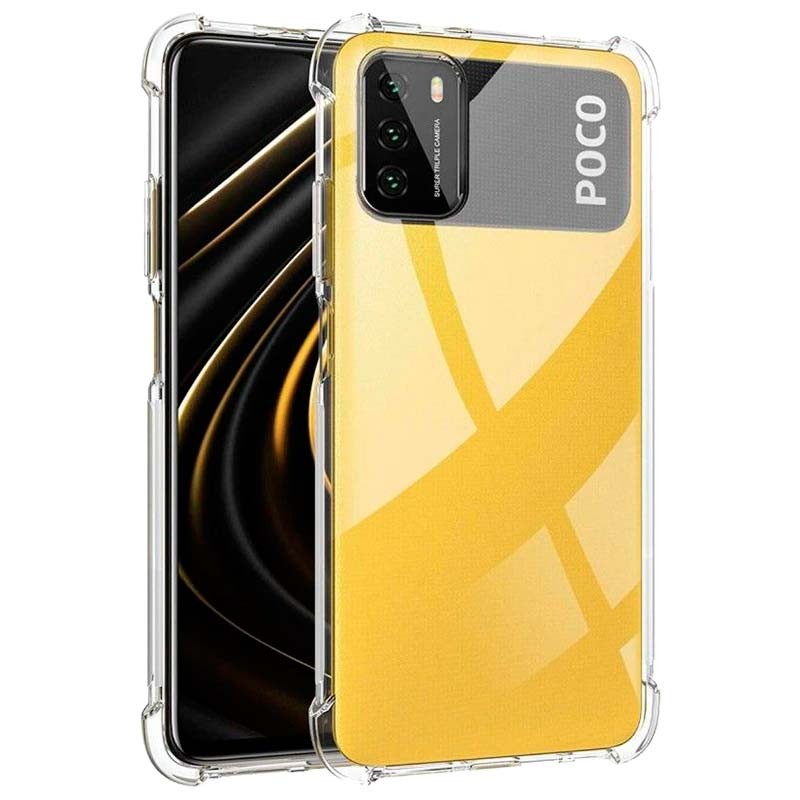 Picture of FOR Xiaomi Poco M3 Premium Silicone TPU Ultra-Thin Transparent Flexible Protective Mobile Phone Back Cover