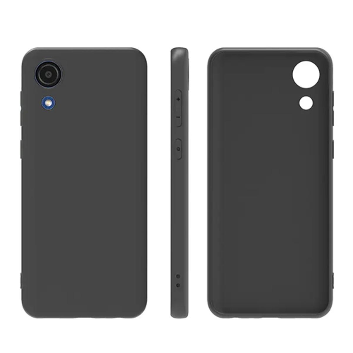 Picture of For Samsung Galaxy A03 Core Case Liquid Silicone Soft Candy Color Plain TPU Back Cover - Phone Back Cover - Phone - Camera