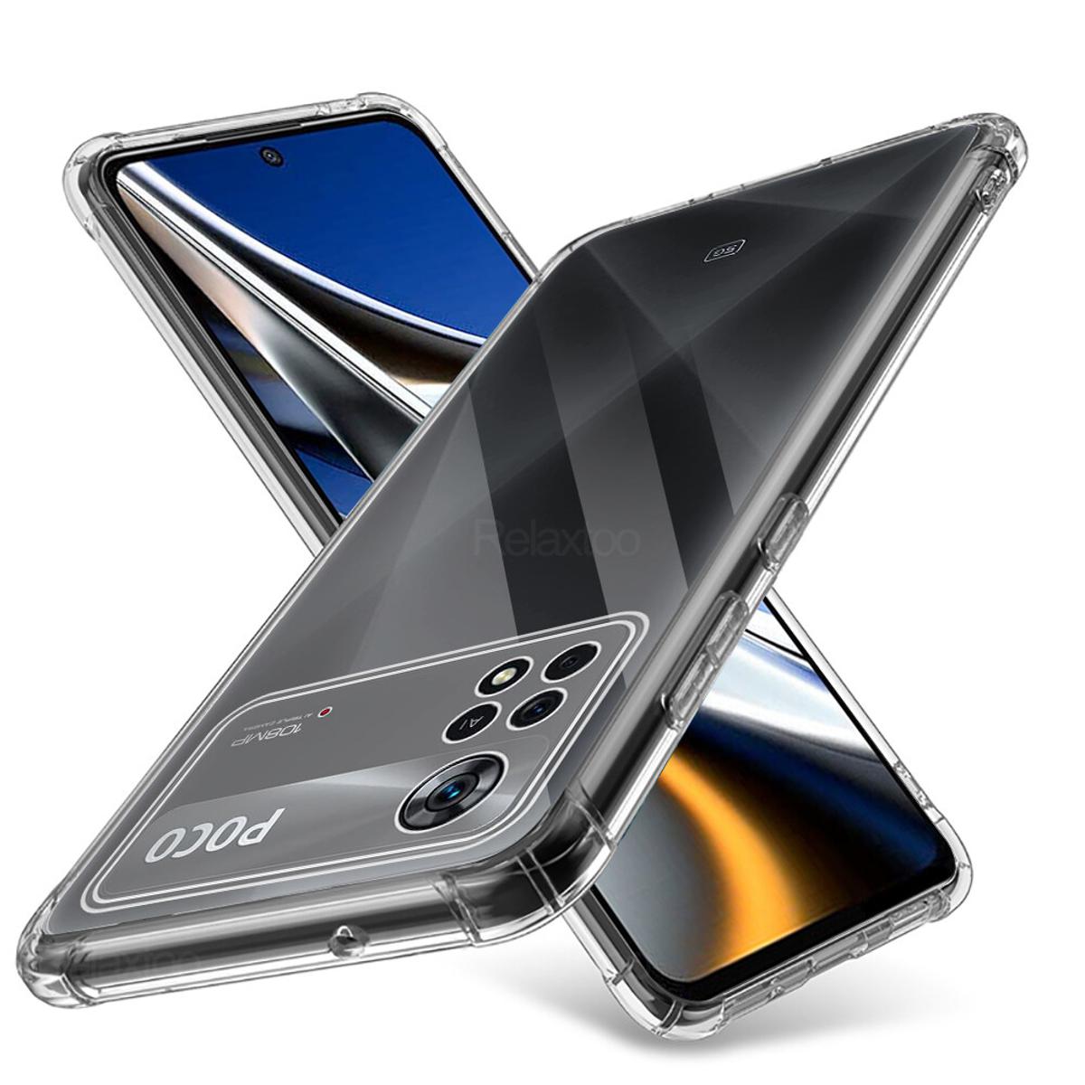 Picture of For MI Poco X4 Pro 5G 2022 Case Transparent Silicone Back Cover Mi Poco X4Pro Shockproof Fundas