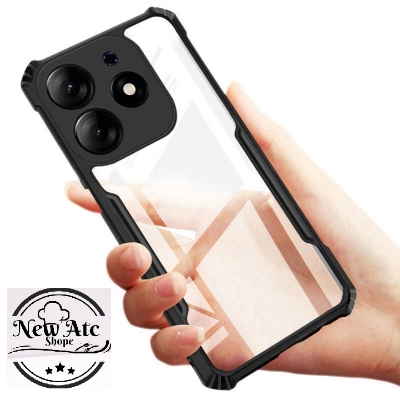 Picture of Quiberk for Tecno Spark 10 Pro Case Edge-Reinforced Shockproof Hard Transparent Phone Cover