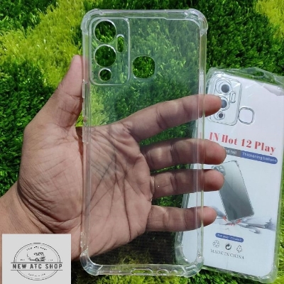 Picture of Infinix Hot 12 Play Clear Cover Soft Thin Anti-Scratches Crystal Case