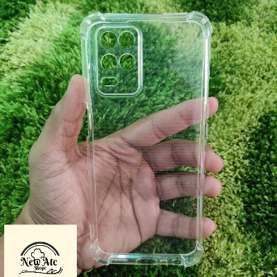 Picture of Realme 8 5g, Narzo  5g, Realme 9 5g- Indian, V13 5g, Q3 5g, Q3i 5g Clear Cover Soft Thin Anti-Scratches Crystal Case(Transparent)
