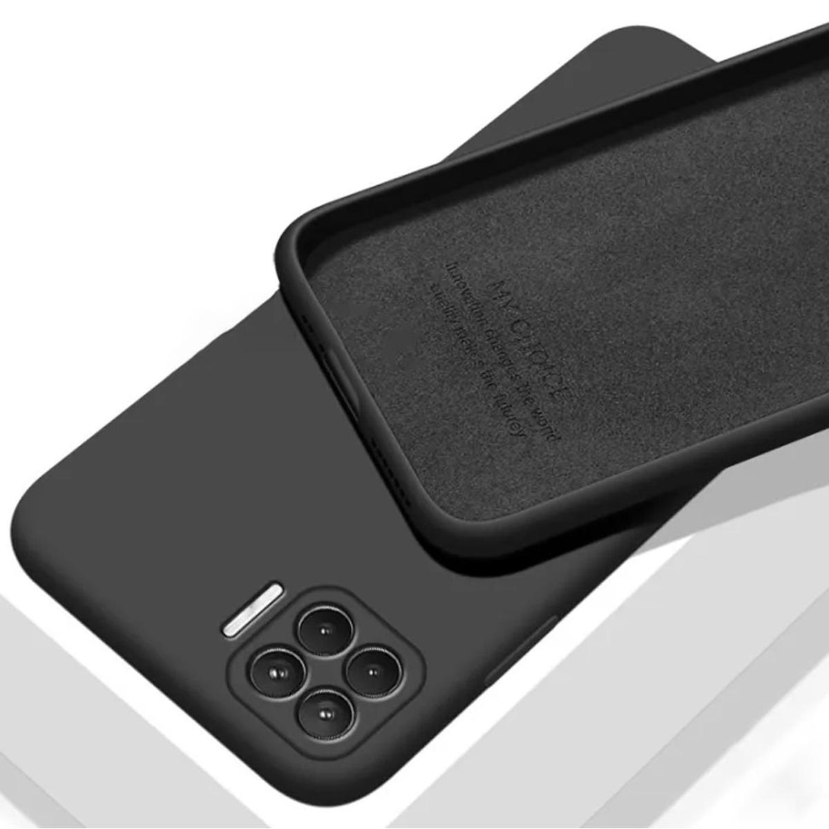 Picture of Biruqiu For OPPO F17 Pro Case Liquid Silicone Soft Rubber Shockproof Cover