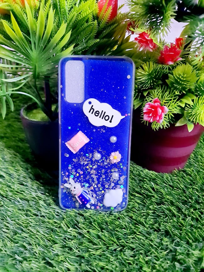 Picture of VIVO Y20 / Y12s / Y20i / Y20g Hello kitty Back Cover with Riband soft silicone case - Phone - Camera