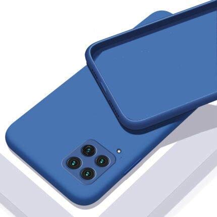 Picture of For Samsung A12/M12/F12 Shock Proof Matte Soft Silicon Flexible Back Case Cover - Redmi Note 11 Back Cover