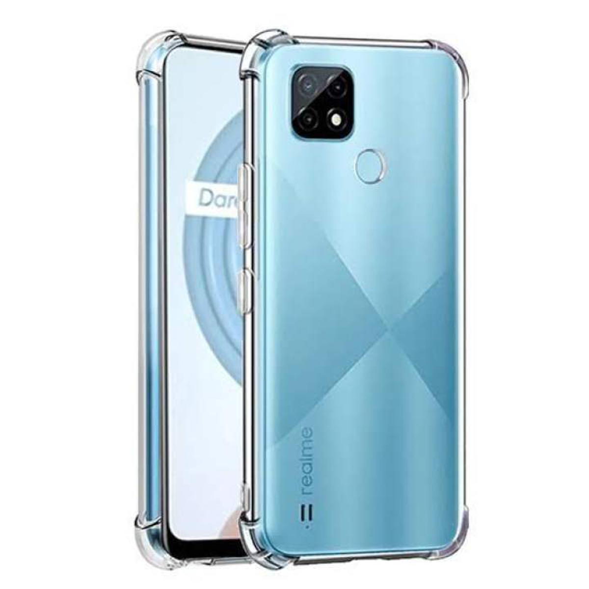 Picture of Realme C21 Premium Silicone Case Crystal Clear Soft TPU Ultra-Thin Transparent Flexible Protective Mobile Phone Back Cover