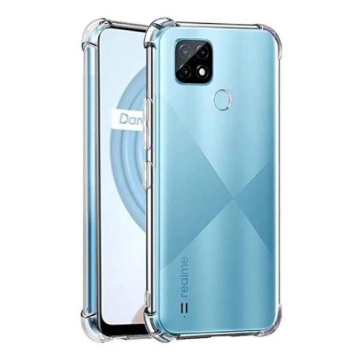 Picture of Realme C21 Premium Silicone Case Crystal Clear Soft TPU Ultra-Thin Transparent Flexible Protective Mobile Phone Back Cover