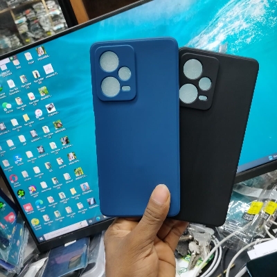 Picture of Luxurious Soft Jelly Liquid Silicone Case for Redmi Note 12 Pro Note 12 Pro Plus - Durable and Very Reliable - Elegance Fused with Reliable Protection (Back Case Cover For Smartphone)