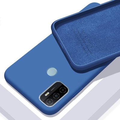 Picture of Silicone Case For Oppo A33 (2020) / A32 / A53 / A53s   Luxury Soft Flexible Premium Shockproof Camera Bumper Protective Stylish Silicon Back Cover