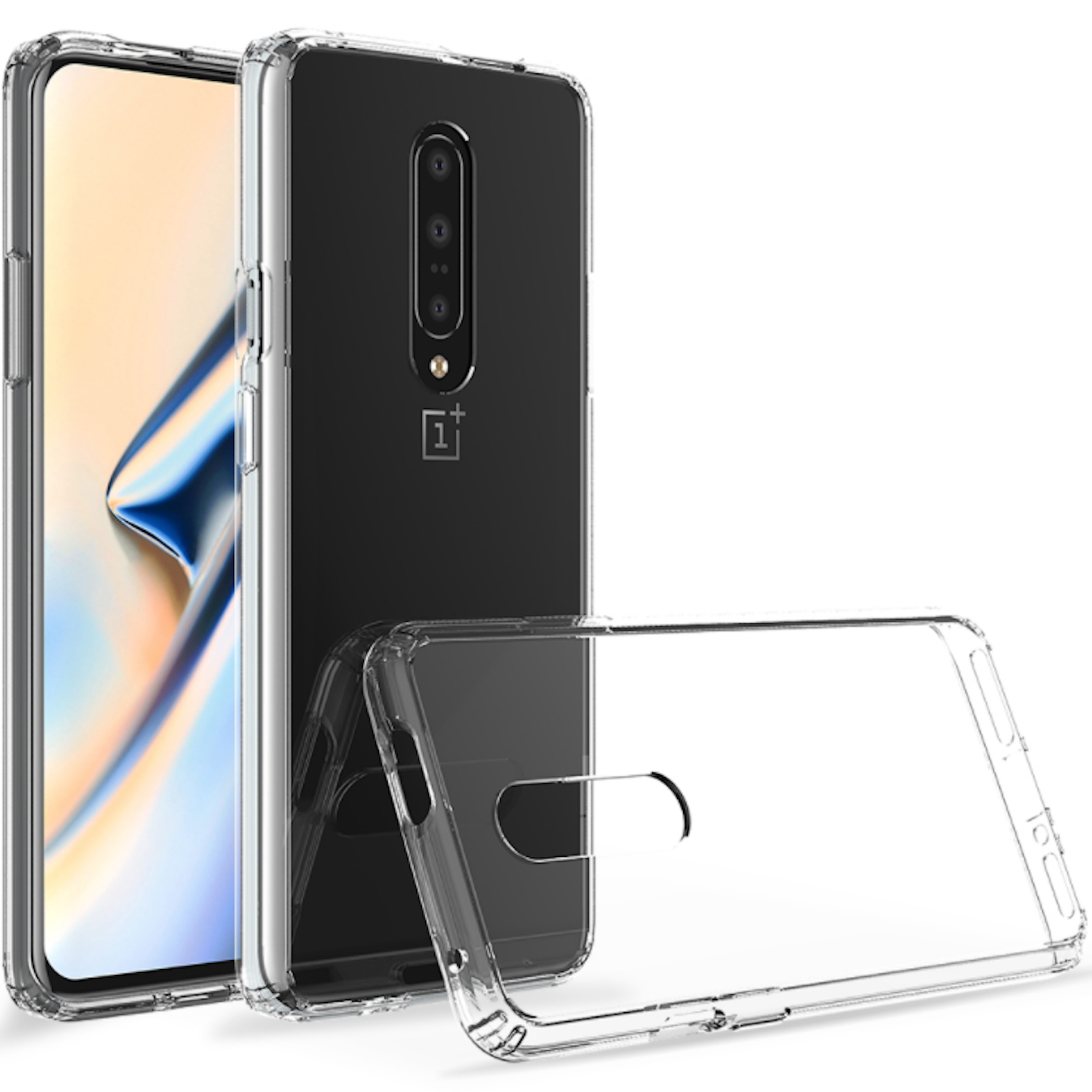 Picture of For One Plus 7 Pro Clear Transparent Soft TPU Back Case Cover