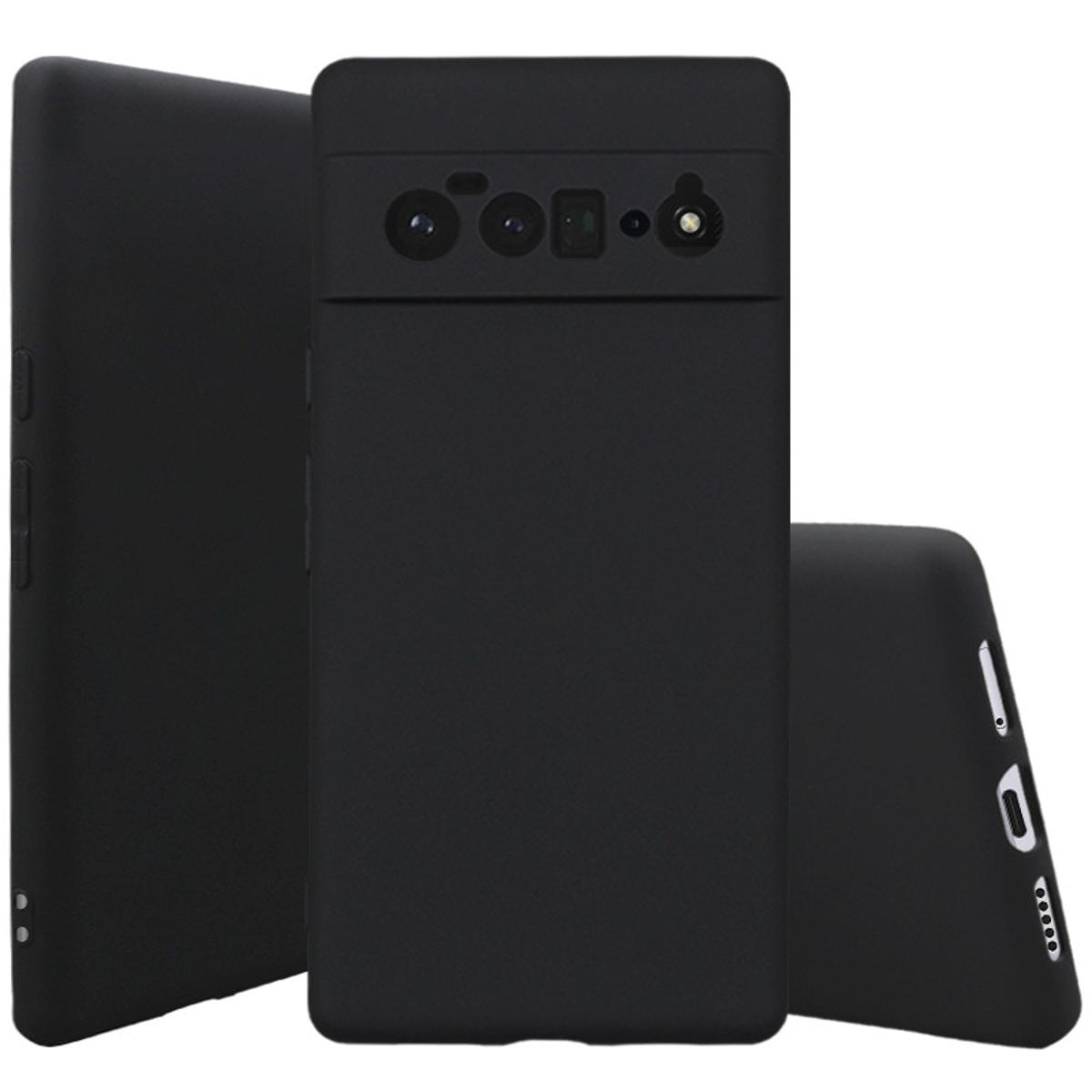 Picture of Case for Pixel 7 6 Black Matte Soft TPU Camera Lens Prot lovely ection Shockproof Cover for Google Pixel6 Pro Pixel 6 Pro