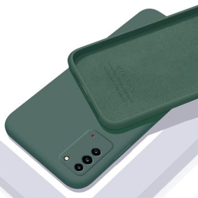 Picture of Samsung Galaxy A02s /M02s Liquid Silicone Case Silky Soft-Touch Finish Back Protective Cover - Phone