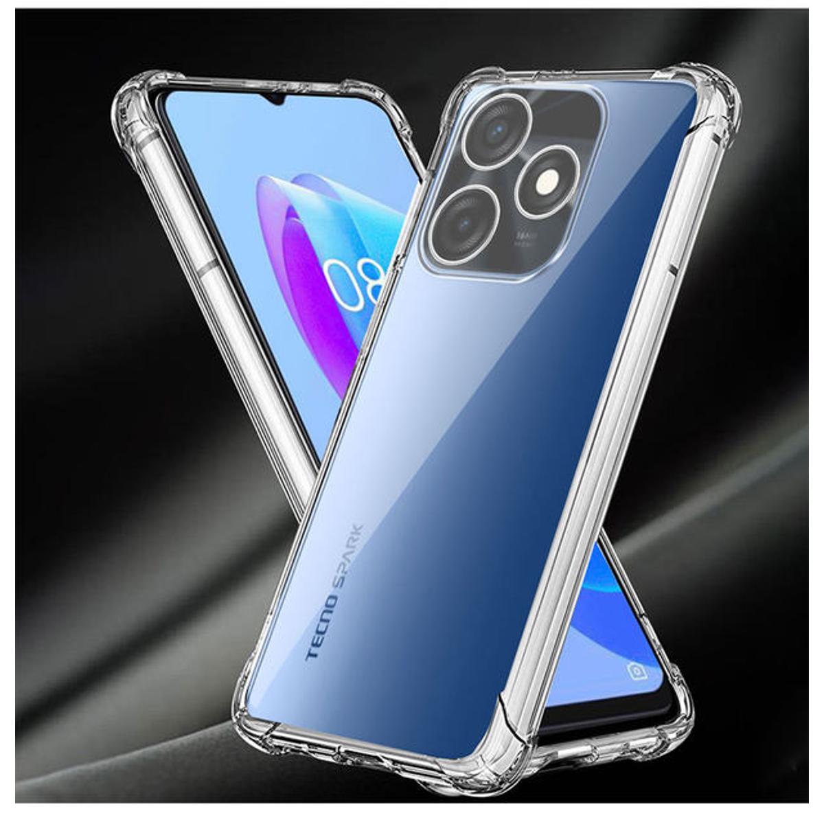 Picture of For Tecno Spark 10 / Spark 10C - IMPT Premium Silicone Case Crystal Clear Soft TPU Ultra-Thin Transparent Flexible Protective Mobile Phone Back Cover