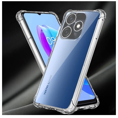 Picture of For Tecno Spark 10 / Spark 10C - IMPT Premium Silicone Case Crystal Clear Soft TPU Ultra-Thin Transparent Flexible Protective Mobile Phone Back Cover
