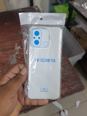 Picture of For Xiaomi Poco C55 / Redmi 12C / Redmi 11A Premium Silicone Case Crystal Clear Soft Transparent Flexible Protective Mobile Phone Back Cover