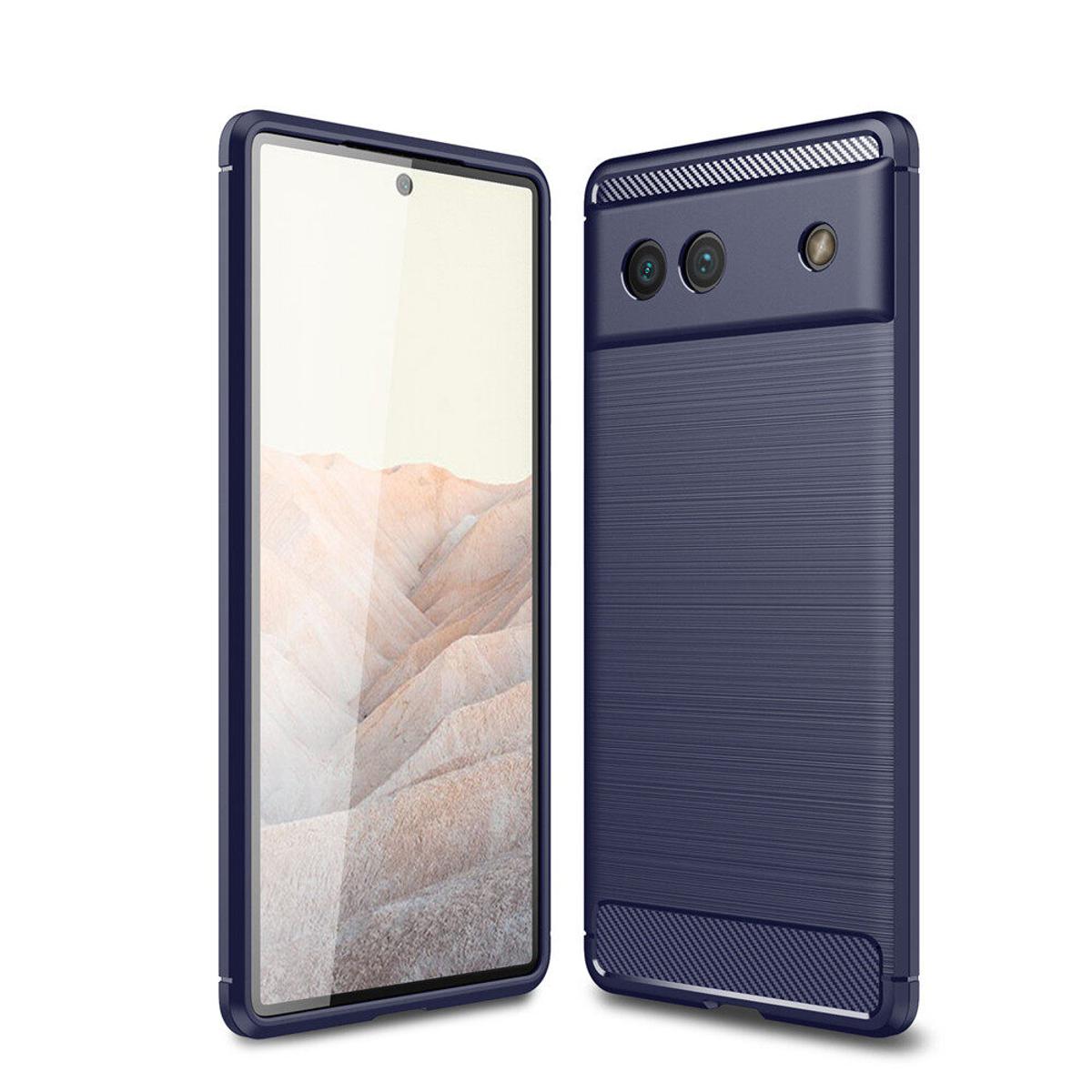 Picture of For Google Pixel 6A Case Silicone Softcase Camera Protection Back Cover Texture Fashion Casing