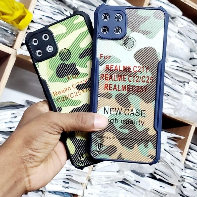 Picture of For Realme C21Y + Realme C25Y Rzants Slim Crystal Clear Cover Camera Protection Back Cover