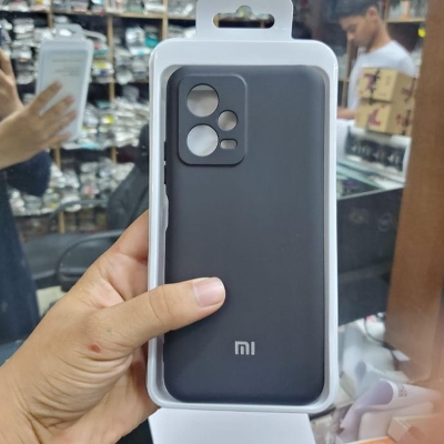 Picture of Xiaomi Redmi Note 12 Pro 5G Back Cover Silicon Case Soft Premium Quality Longlasting Usable Xiaomi Redmi Note 12 Pro 5G Back Case With Glossy Silicon Silky Touch Finised With Camera Protection
