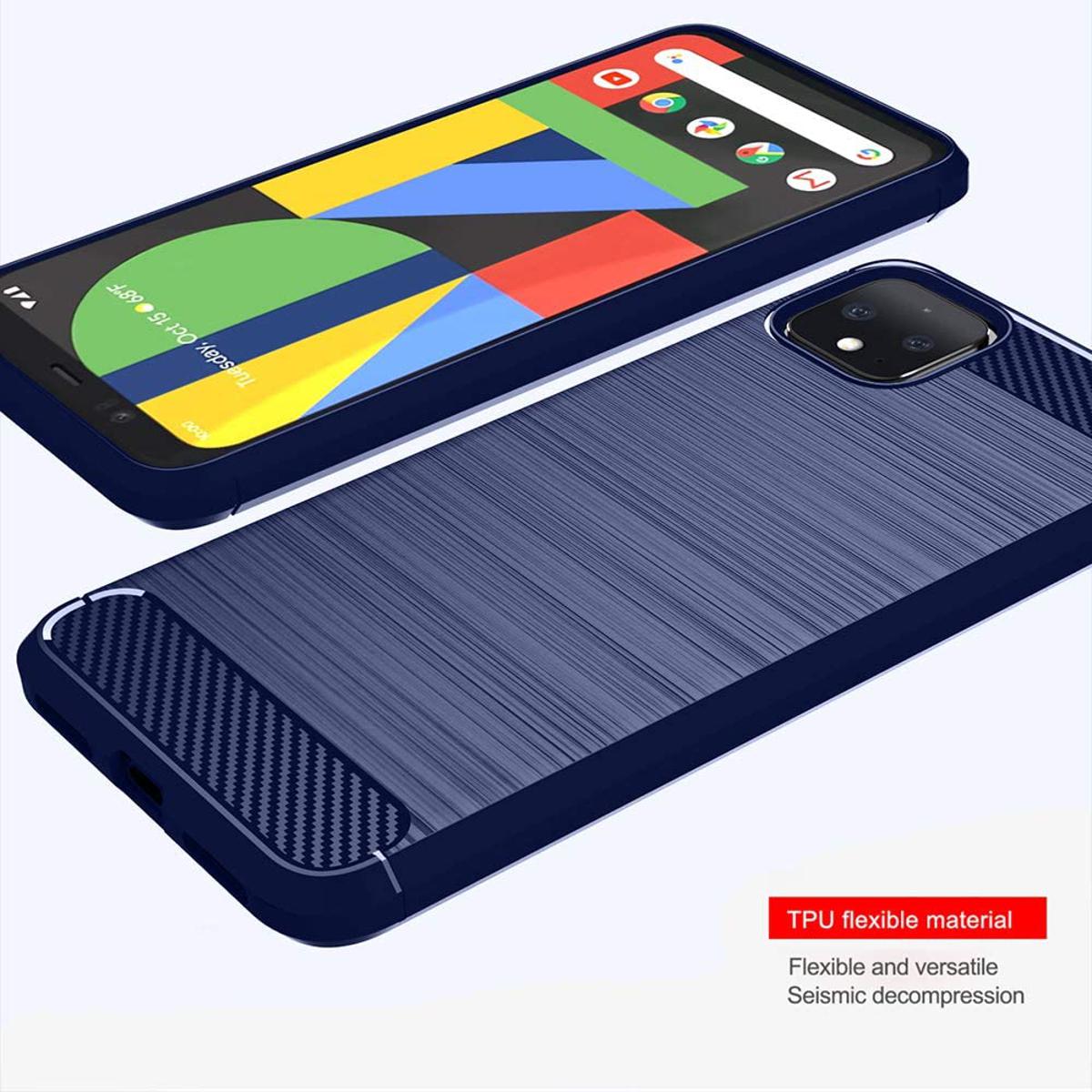 Picture of Google Pixel  4Xl Case Carbon Fiber Back Cover - Redmi Note 11 Back Cover