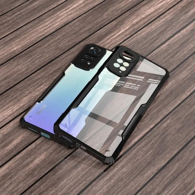 Picture of For Xiaomi Redmi Note 11 Pro ( Global ) / Xiaomi Redmi Note 11 Pro+ 5G Edge-Reinforced Shockproof Cushion Back Clear Hybrid Transparent Hard Cover Casing