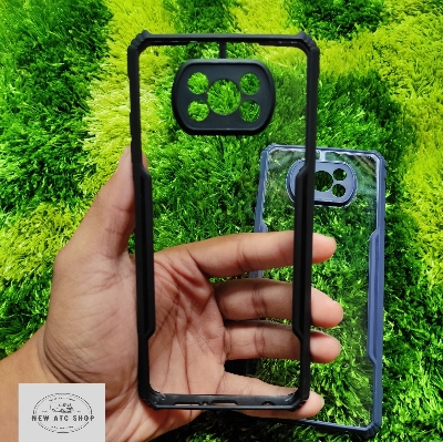 Picture of Poco X3, Poco X3 Pro, Poco X3 NFC Shockproof Bumper Cover (Back Case Cover For Smartphone)