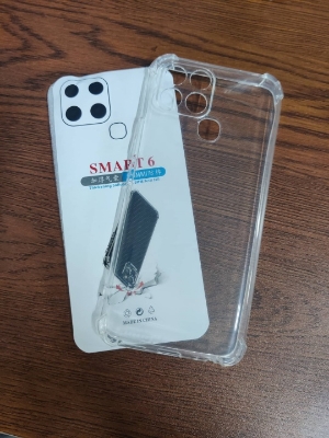Picture of for tecno smark 6 soft clear transparent back cover
