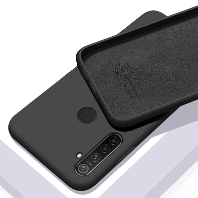Picture of Realme 5i / Realme 6i Liquid Silicone Soft Gel Rubber Shockproof Cover For Realme 5i Phone Case