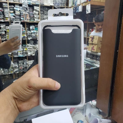 Picture of Samsung Galaxy A80 Liquid Silicone Case Silky Soft-Touch Finish Back Protective Cover